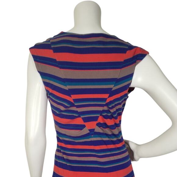 Marc by Marc Jacobs Striped Sleeveless Vneck Dress Size S - Picture 6 of 9